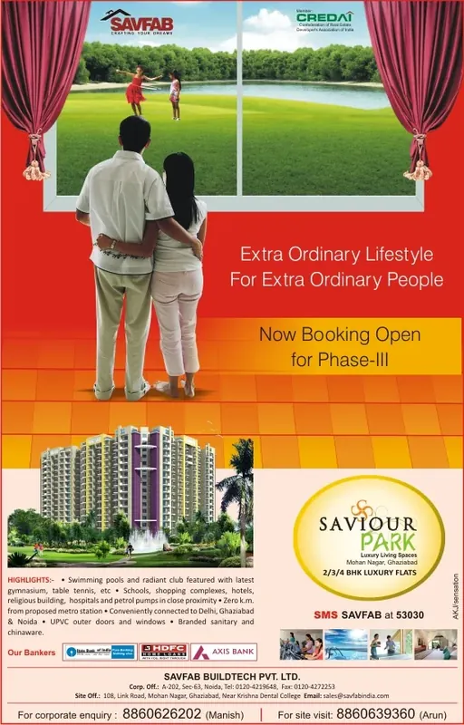 Savfab — Saviour Park — “Extra ordinary lifestyle for extra ordinary people”