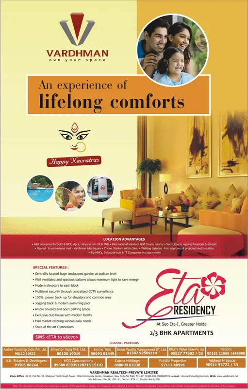 Vardhman — Eta Residency — “An experience of lifelong comforts” — Navratri