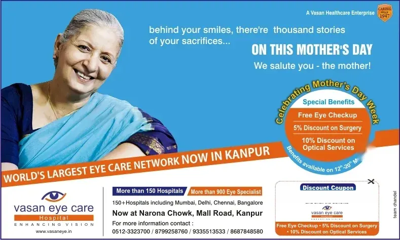 Vasan Eye Care — Mother's Day — “behind your smiles, there're thousand stories”