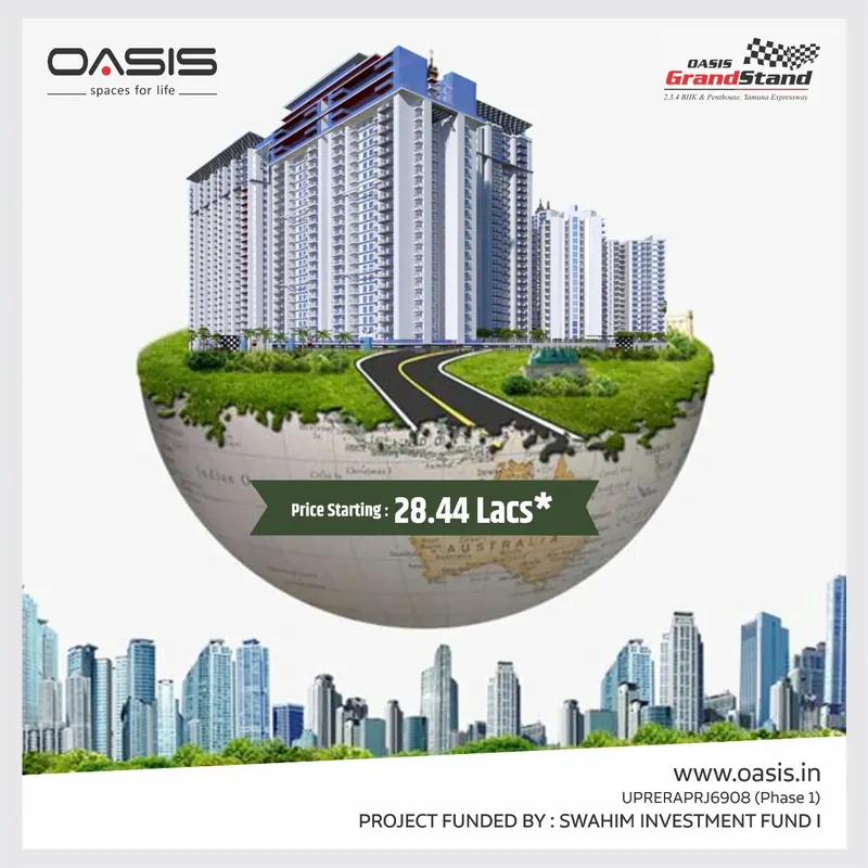 Oasis — Grand Stand — Price starting ₹28.44 lacs — social post