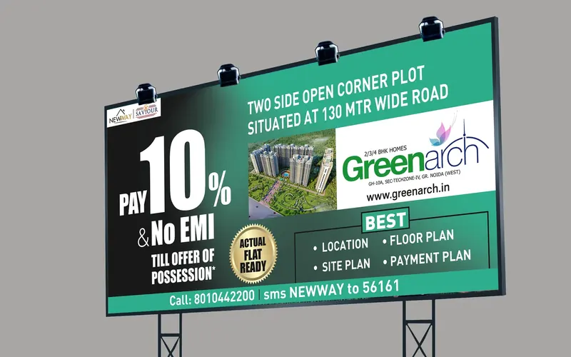 Green Arch — Pay 10% & no EMI till possession