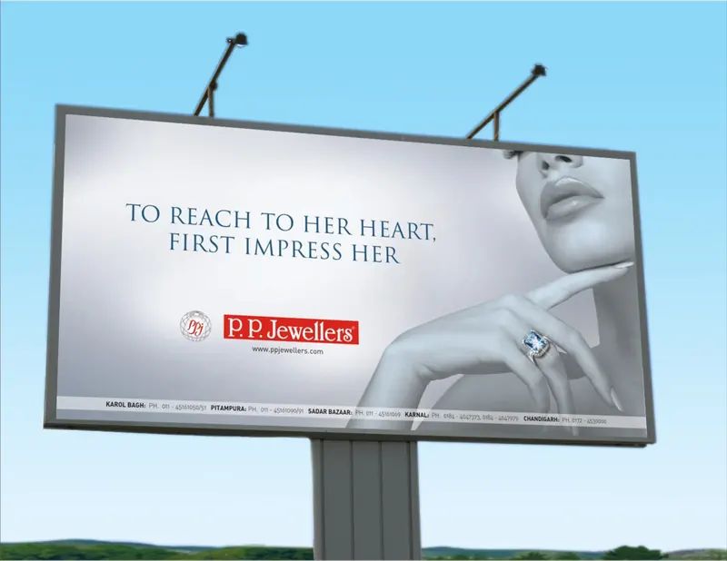 P.P. Jewellers — “To reach to her heart, first impress her”