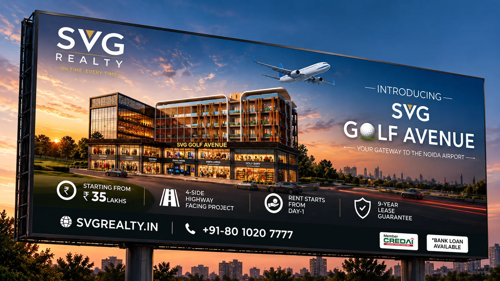 SVG Realty — SVG Golf Avenue — “Your gateway to the Noida Airport”