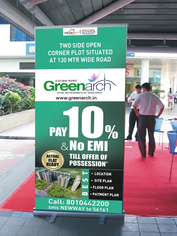 Green Arch — Pay 10% & no EMI till possession — standing at a venue